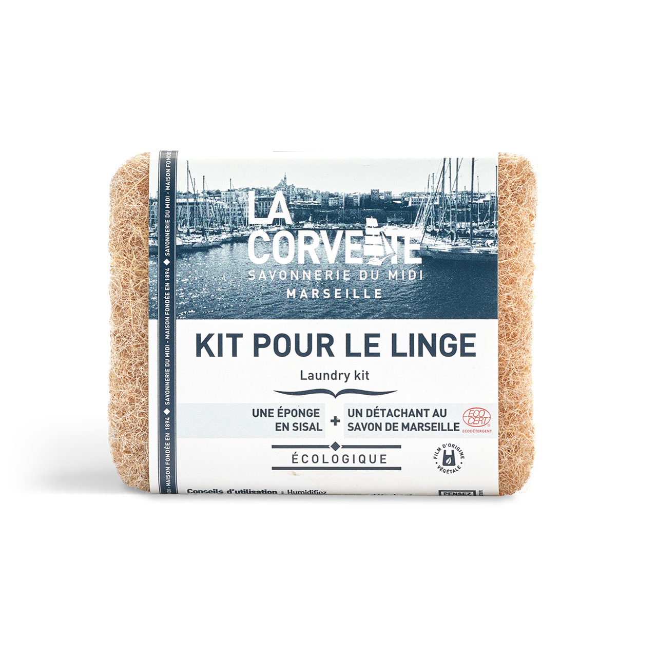 La Corvette l 馬賽家事洗碗皂組 (含天然海綿)