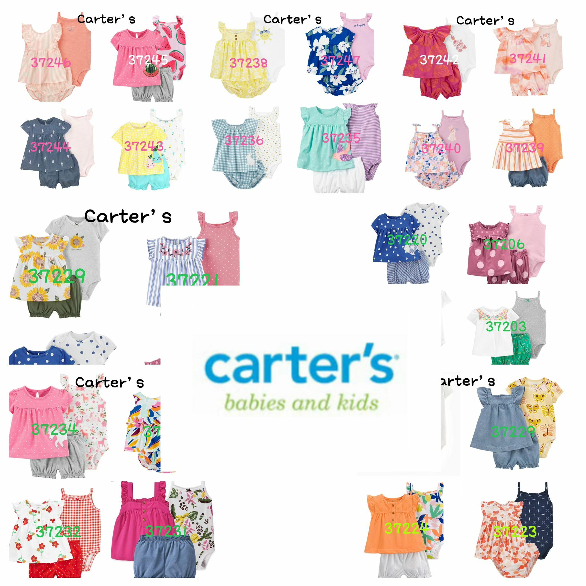 工廠直銷‼️Carter‘s 女童👧🏻3件套裝-2400898