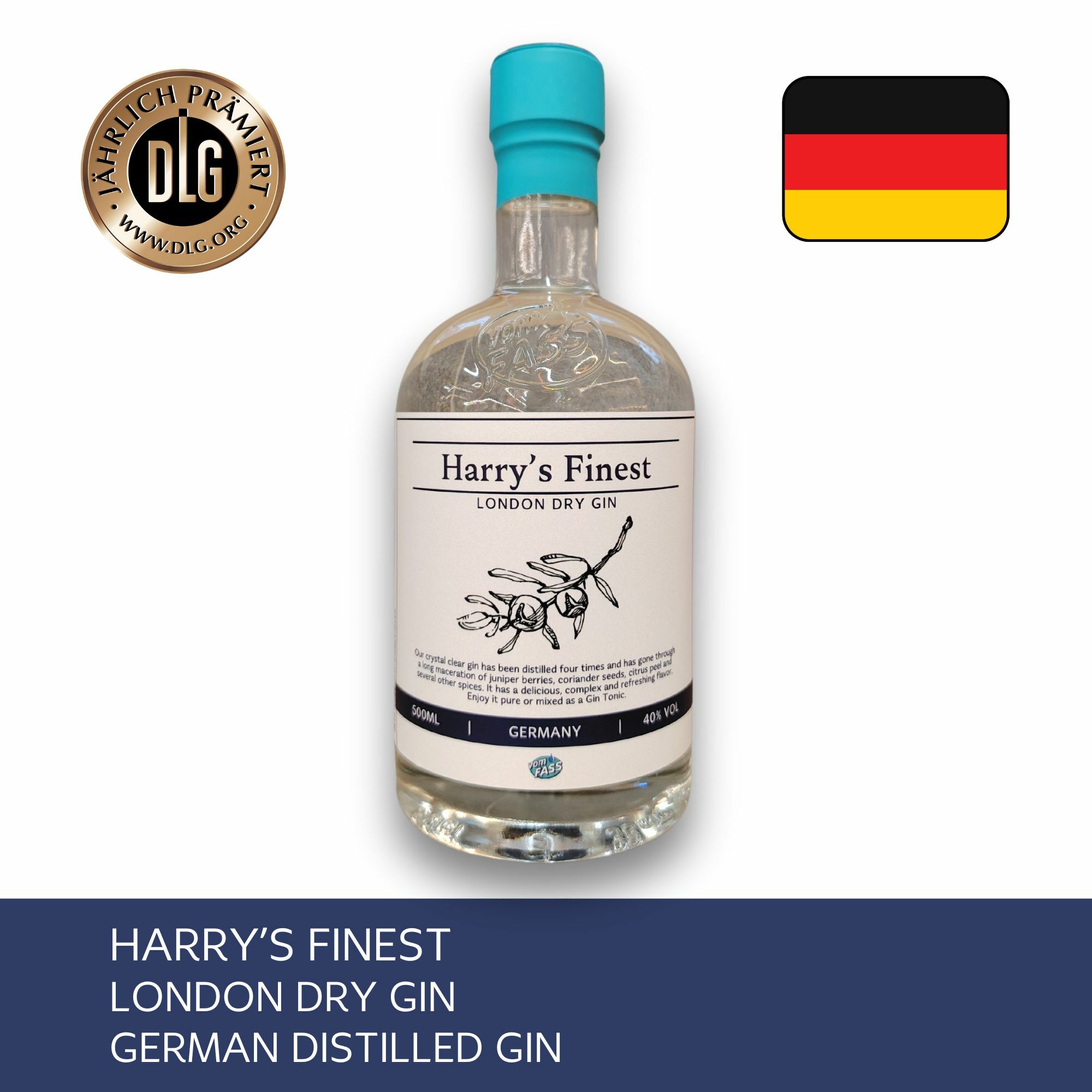 Harry's Finest, London Dry Gin
