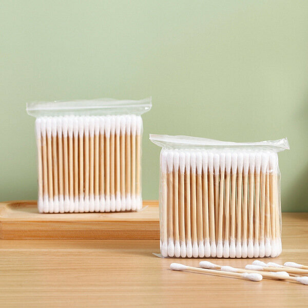 2 packs of wooden sticks, cotton swabs, cotton swabs, cotton swabs [about 200 pieces]