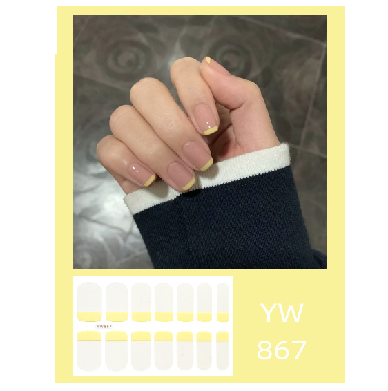 Disposable Handy Nail Art Sticker Fake Nail Sticker (YW-867)