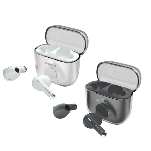 【PHILIPS飛利浦】 長續航低重音真無線藍牙耳機 TAT1158 兩色