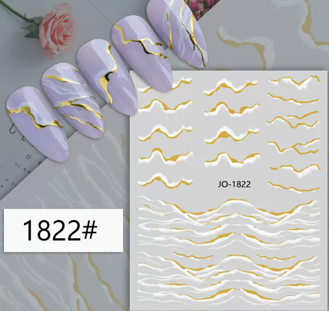 Nail Marble Sticker (1822#)