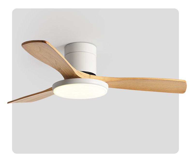 KaiRui KF-A040 一體化變頻摩打實木吊扇燈