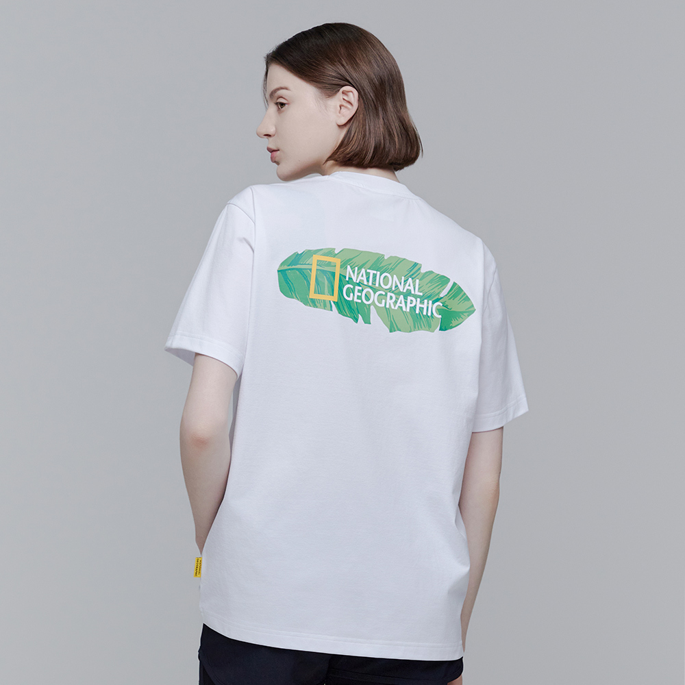 Unisex CROW COOLMAX Graphic Short Sleeve Tee - WHITE