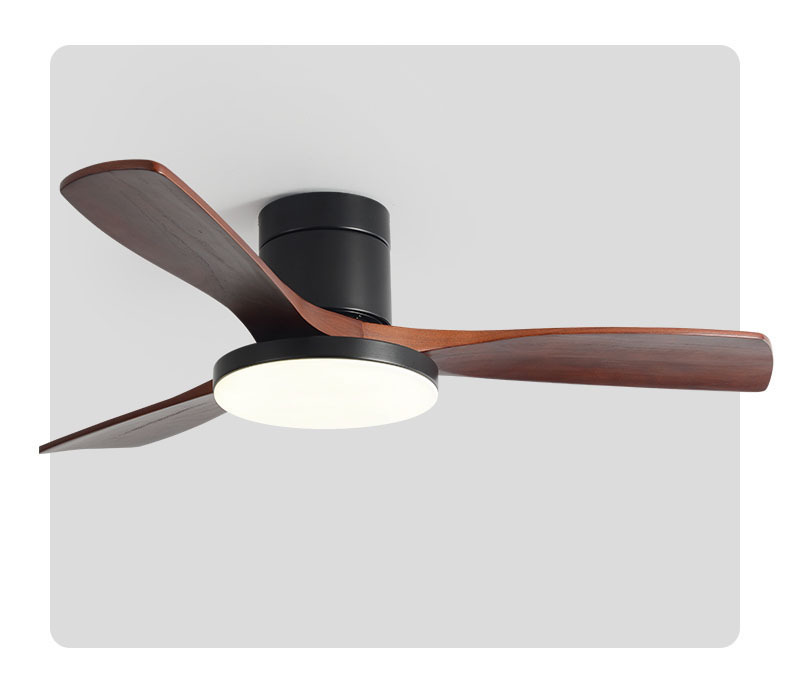 KaiRui KF-A040 一體化變頻摩打實木吊扇燈