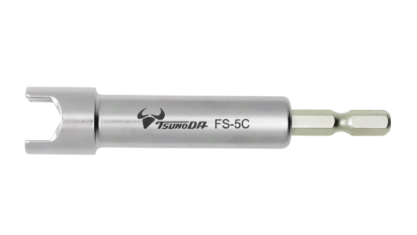 "TSUNODA" 100mm長天線F頭快速收緊咀(六角接焊批咀)-[FS-5C]