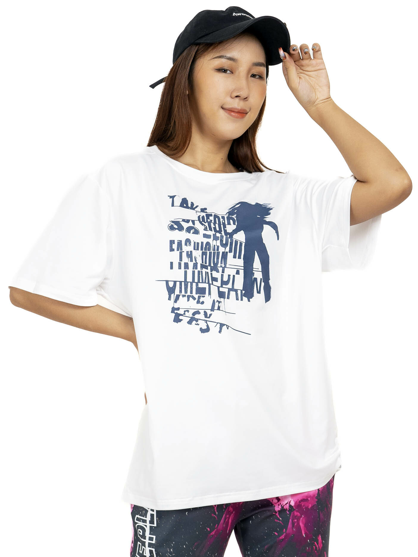 印花潮T 白 S0021W L號