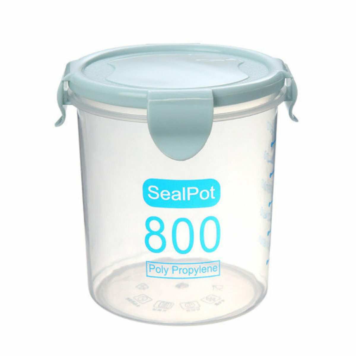 Food Seal Jar Storage Box Storage Jar (800ml Blue Single)