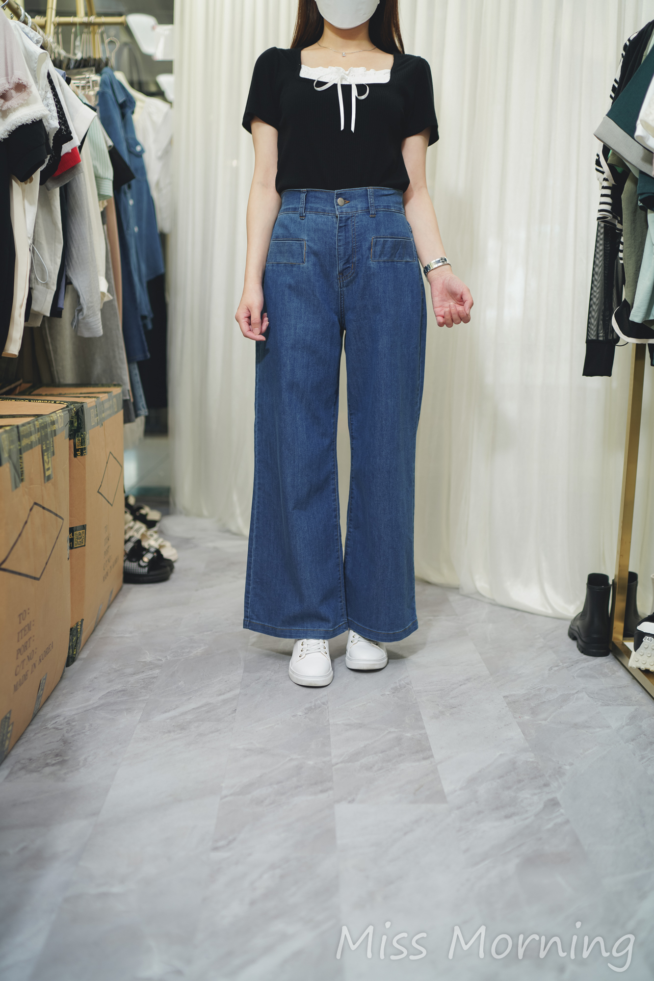 領位絲假2件上衣(13964)