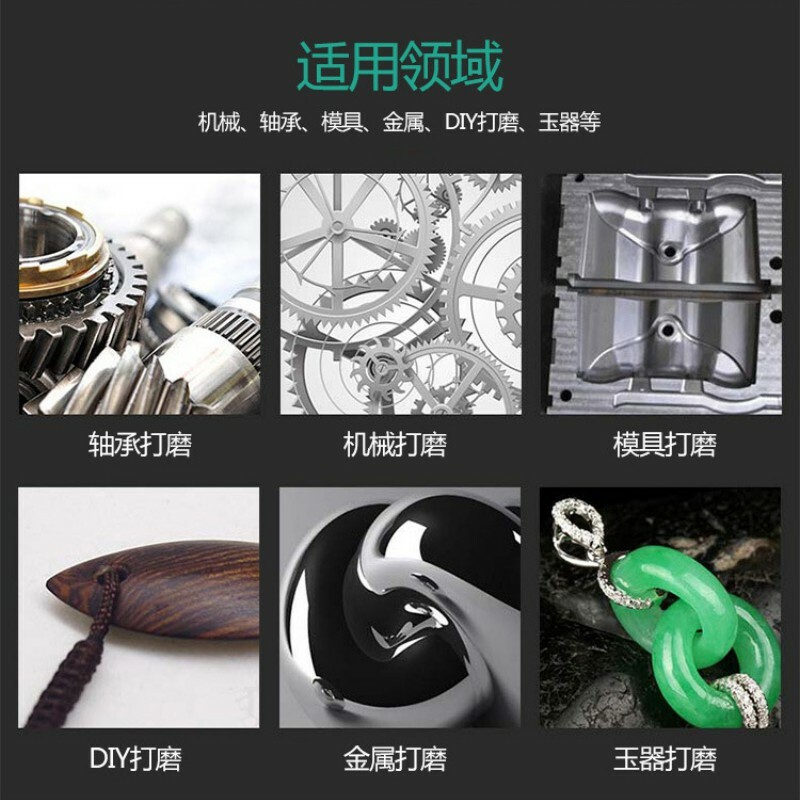 迷你火石仔砂輪磨頭 七件套裝組（柄徑3mm）