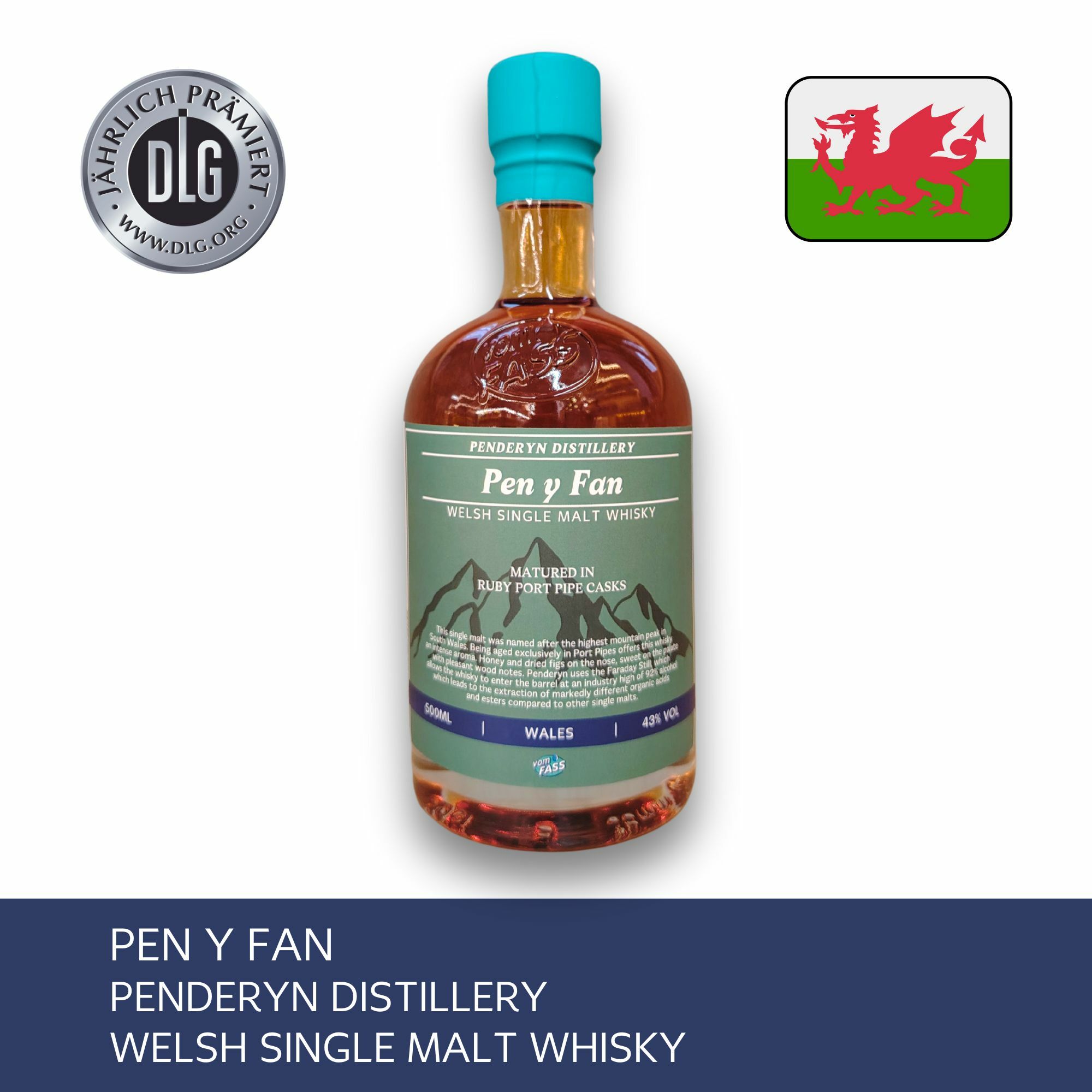 Pen Y Fan, Penderyn Distillery, Welsh Single Malt Whisky
