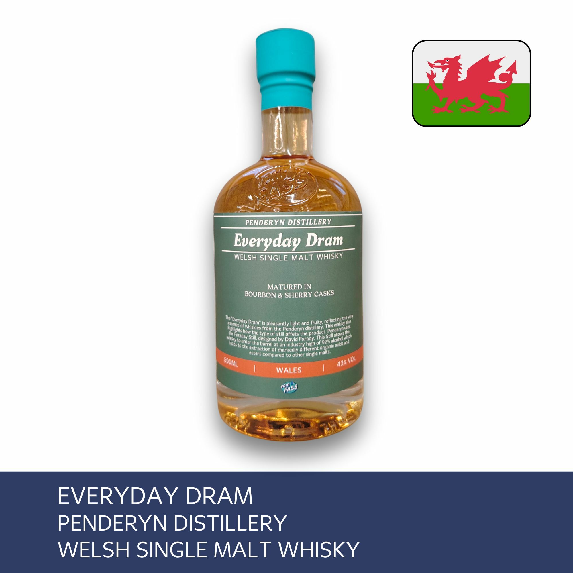 Everyday Dram, Penderyn Distillery, Welsh Single Malt Whisky