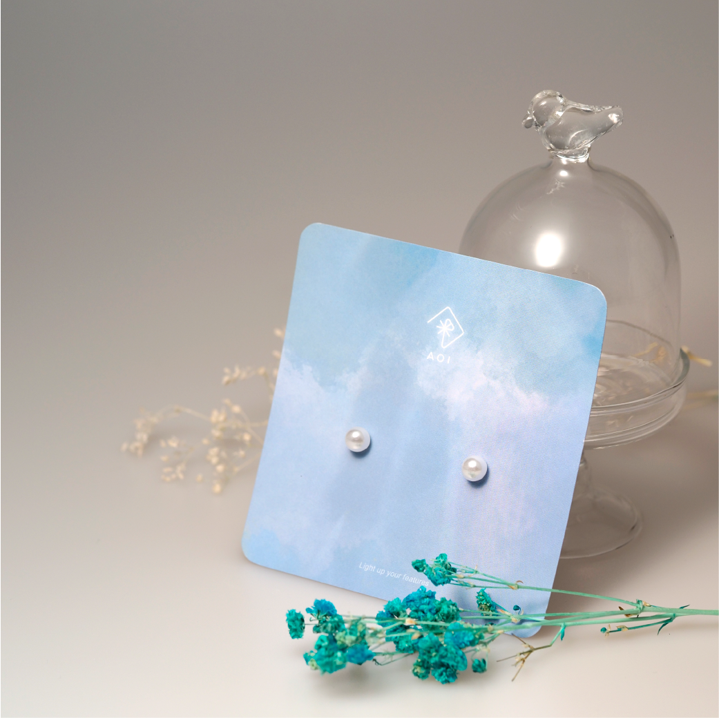 【AOI】初衷・溫潤珍珠純銀耳飾 -S925純銀