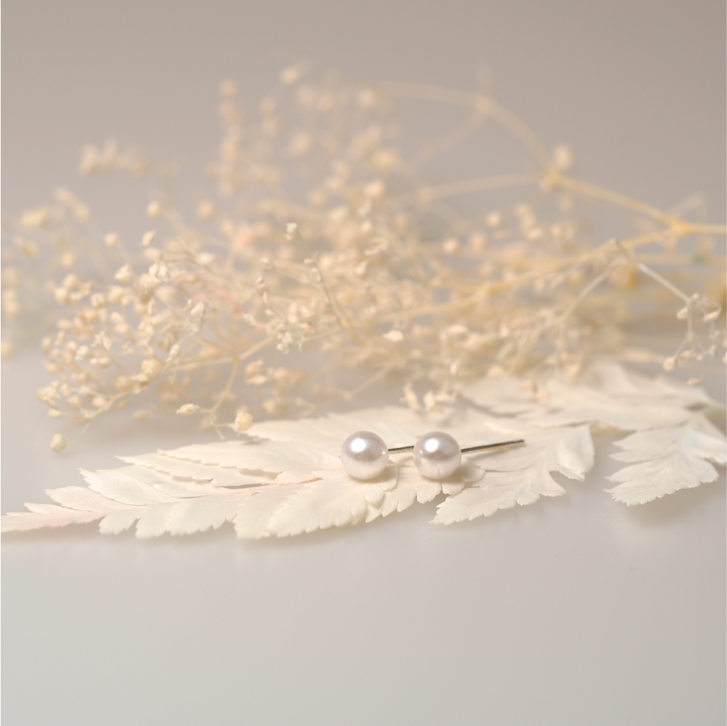 【AOI】初衷・溫潤珍珠純銀耳飾 -S925純銀