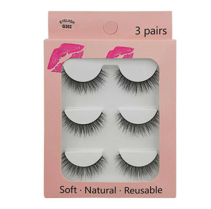 Mink Fur False Eyelashes (G302)