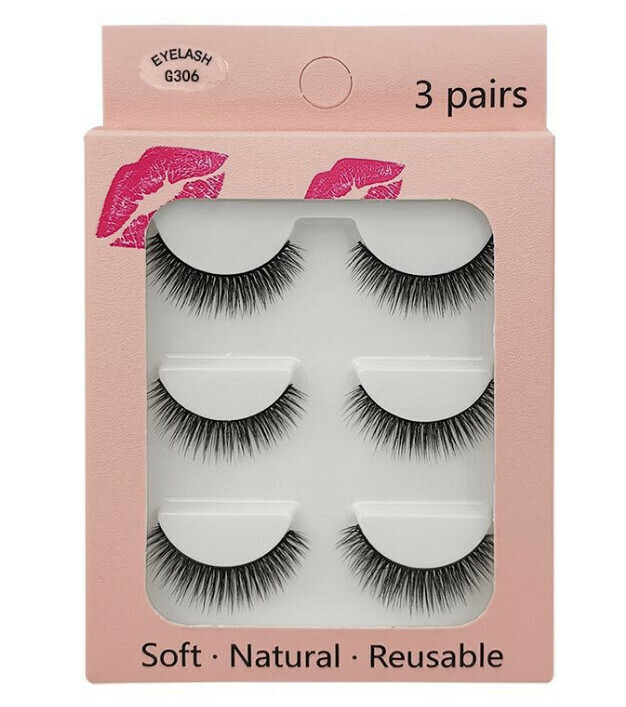 Mink Fur False Eyelashes (G306)