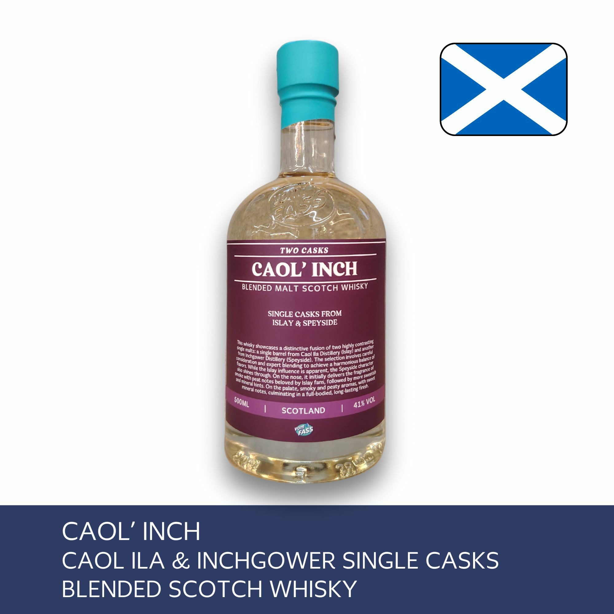 Two Casks, Caol' Inch (Caol Ila & Inchgower), Blended Malt Scotch Whisky
