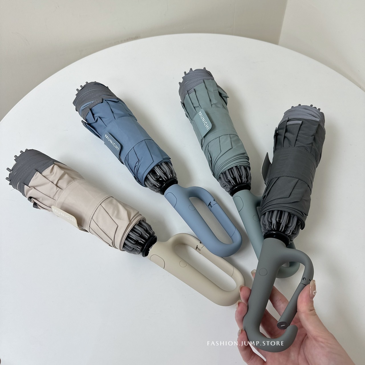 MUNICHI 反向環扣自動摺摺傘 雨傘 反向傘