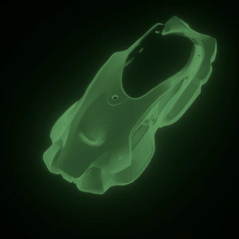 【HelloSlippers  Robo Sneaker Mule 特殊涼拖鞋 - 銀 夜光 】