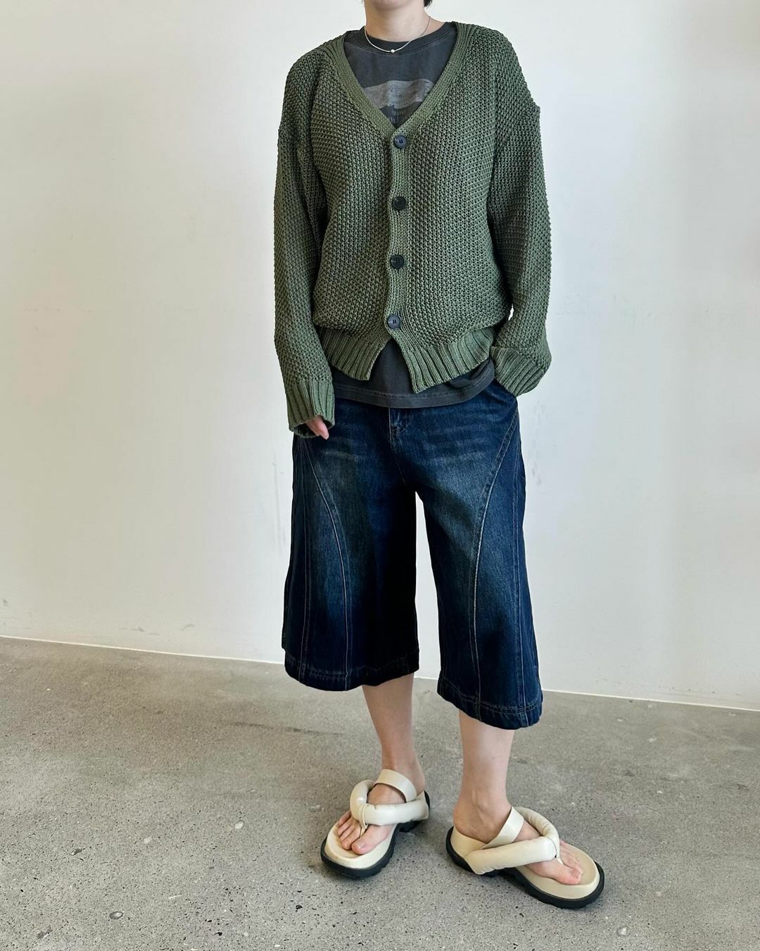 透視網眼夏季開衫