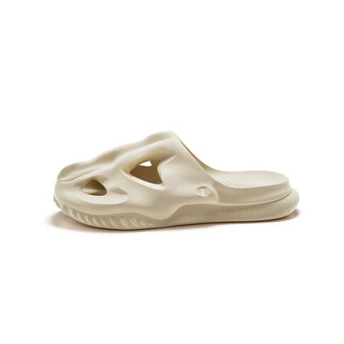 【HelloSlippers  T-Rex Fossil Slide 特殊涼拖鞋 - 奶油白 】