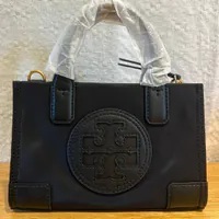 [S] TORY BURCH ELLA MINI TOTE,BLACK, 196133169919 (STB561)