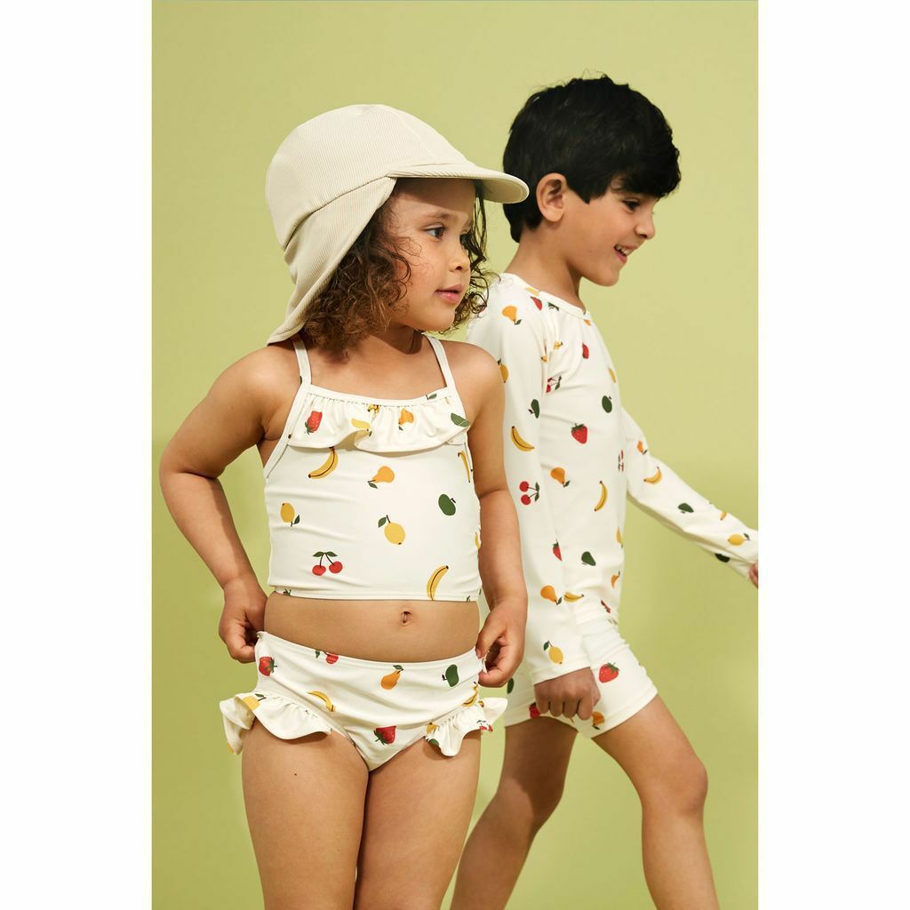 in the sea colorful swimsuit