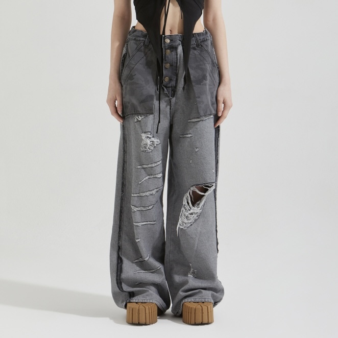 [GATELESS] OUT FLAGE PANTS