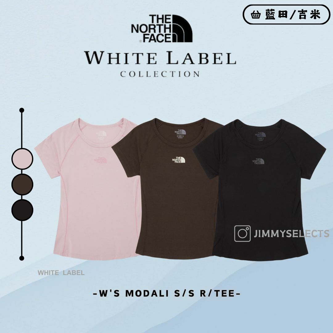 【代購】THE NORTH FACE 北臉 白標 女MODALI S/S R/TEE 短袖 NT7UQ32