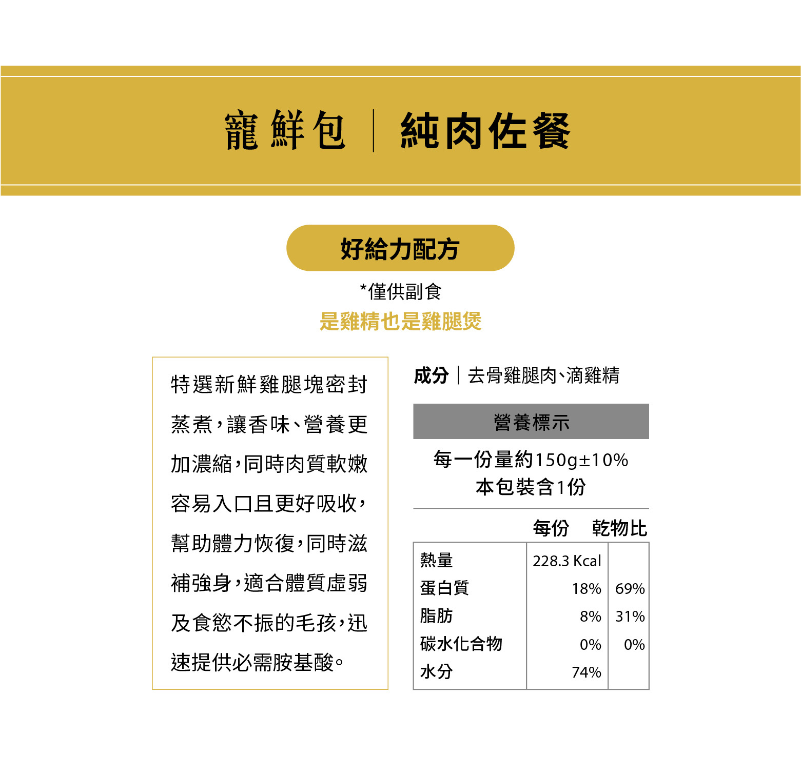 狗狗喝的寵物鮮食滴雞精推薦
