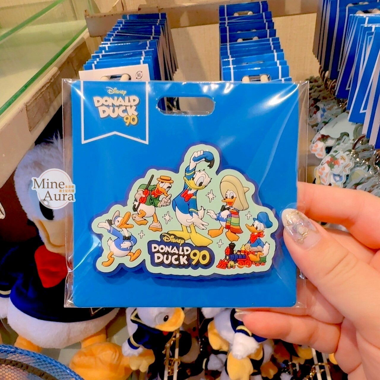 2024 唐老鴨 Donald 90周年 經典圖案 磁鐵 -香港迪士尼樂園