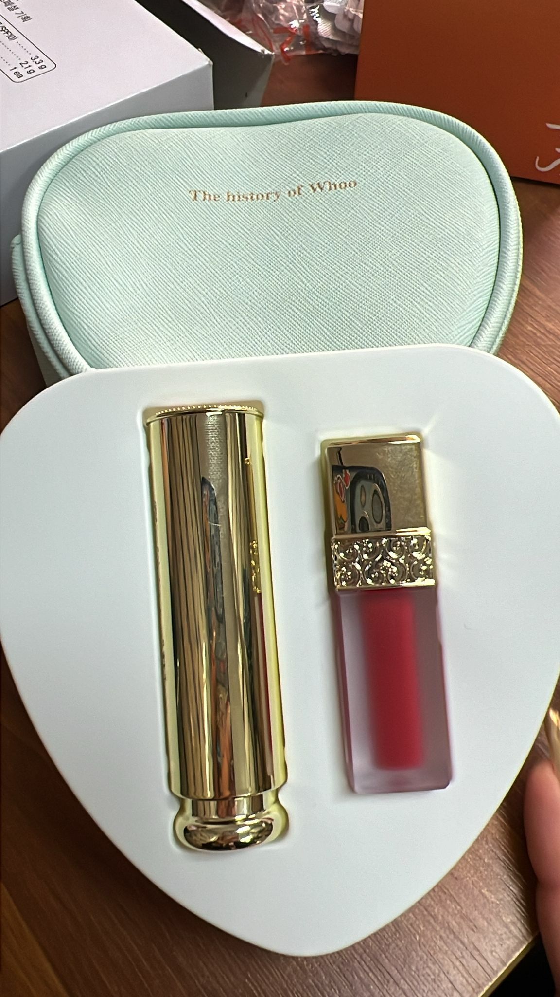 kc7336 后唇彩套裝（心形）