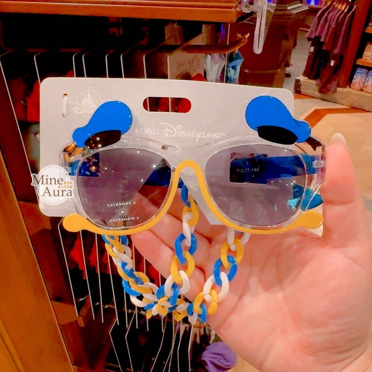 唐老鴨 Donald 造型太陽眼鏡 墨鏡 -香港迪士尼樂園