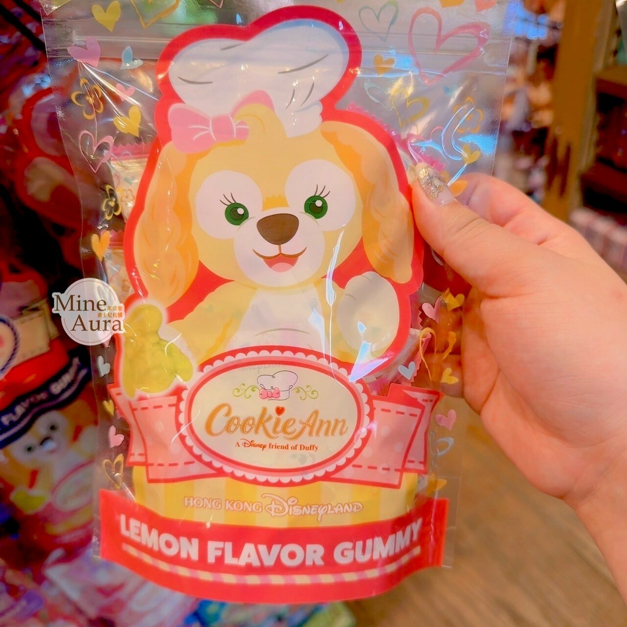 可琦安 餅乾 CookieAnn 造型 軟糖 -香港迪士尼樂園