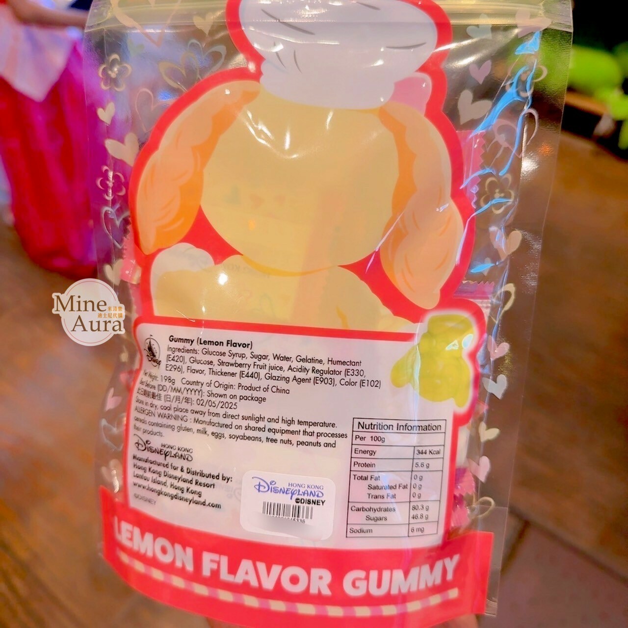 可琦安 餅乾 CookieAnn 造型 軟糖 -香港迪士尼樂園