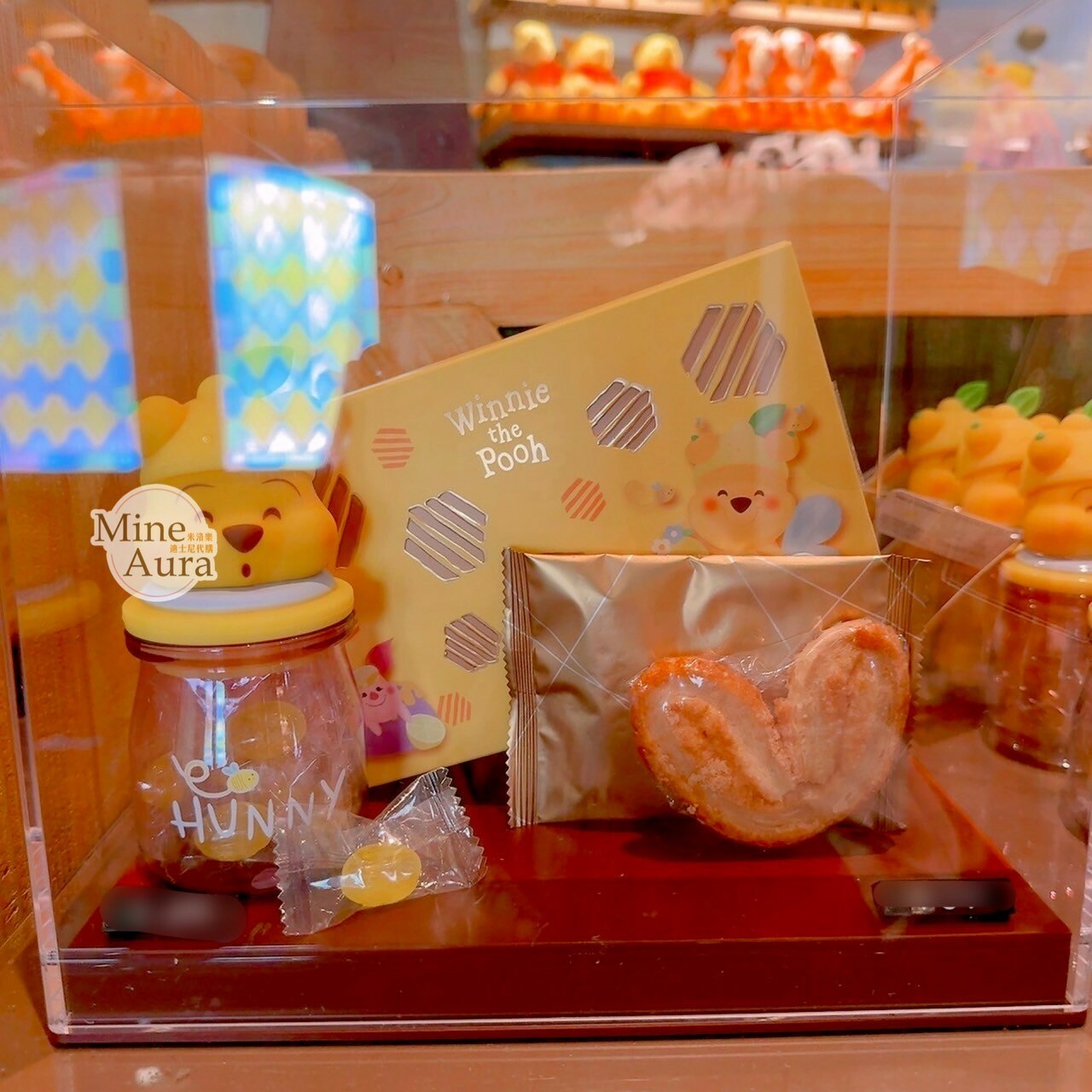 春日系列 小熊維尼 Winnie the Pooh 蜂蜜 檸檬 蝴蝶酥 10入 禮盒 -香港迪士尼樂園
