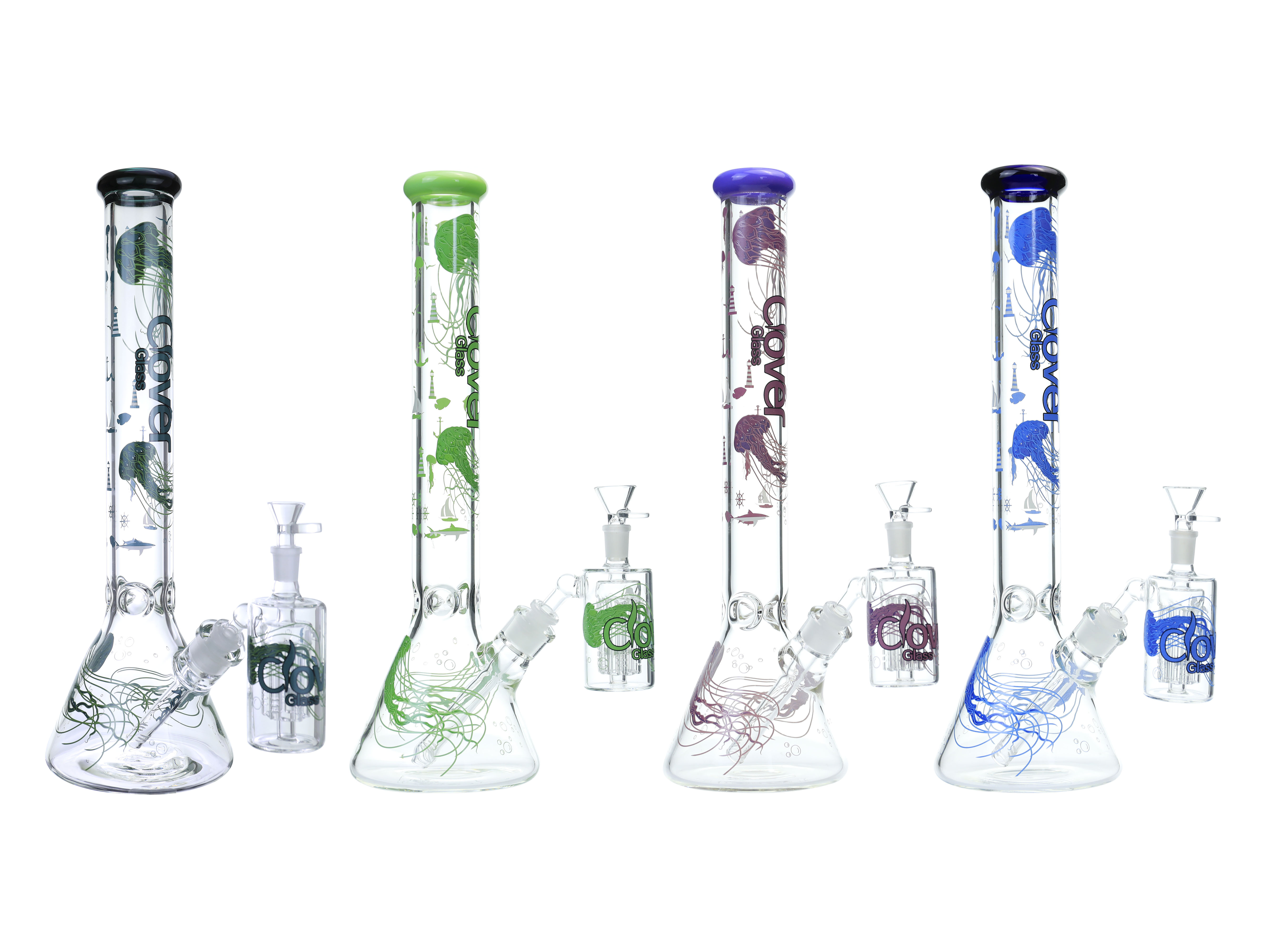 🇺🇸Clover - WPA-94 Bong 玻璃水煙壺+冰塊架