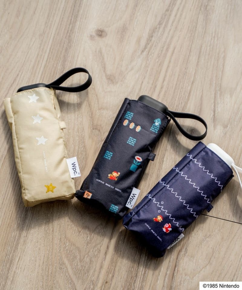 Wpc. Mini Super Mario Brothers Folding Parasol UV Cut 100% 折疊遮陽傘/雨傘 