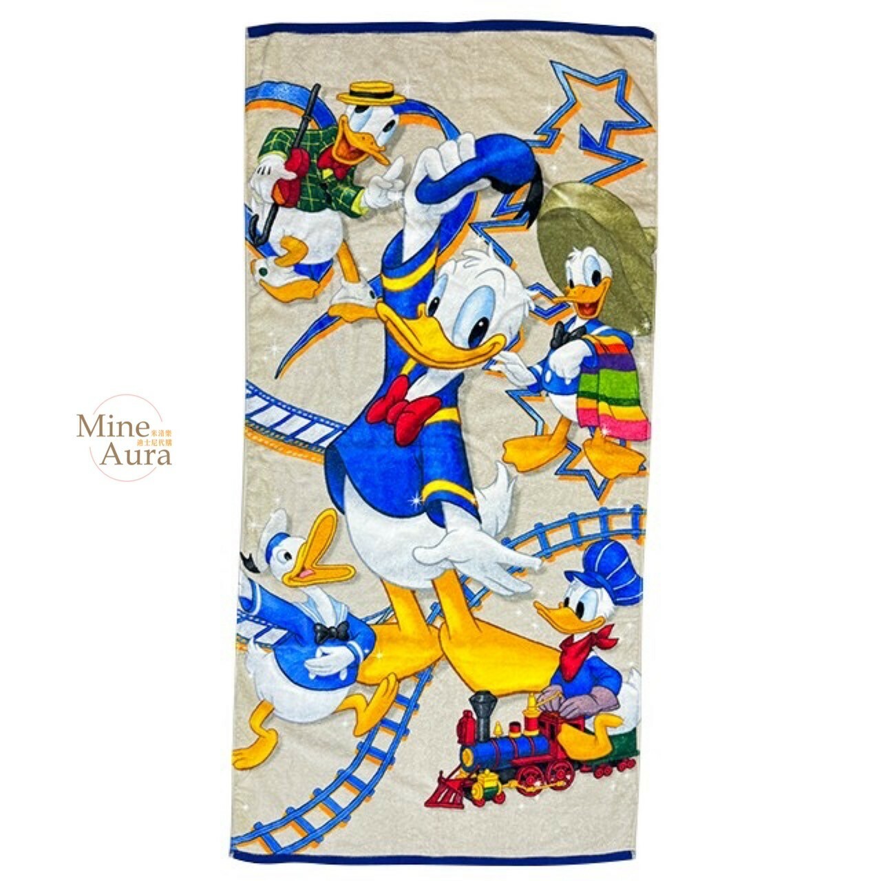 2024 唐老鴨 Donald 90周年 圖案 浴巾 毛巾 -香港迪士尼樂園