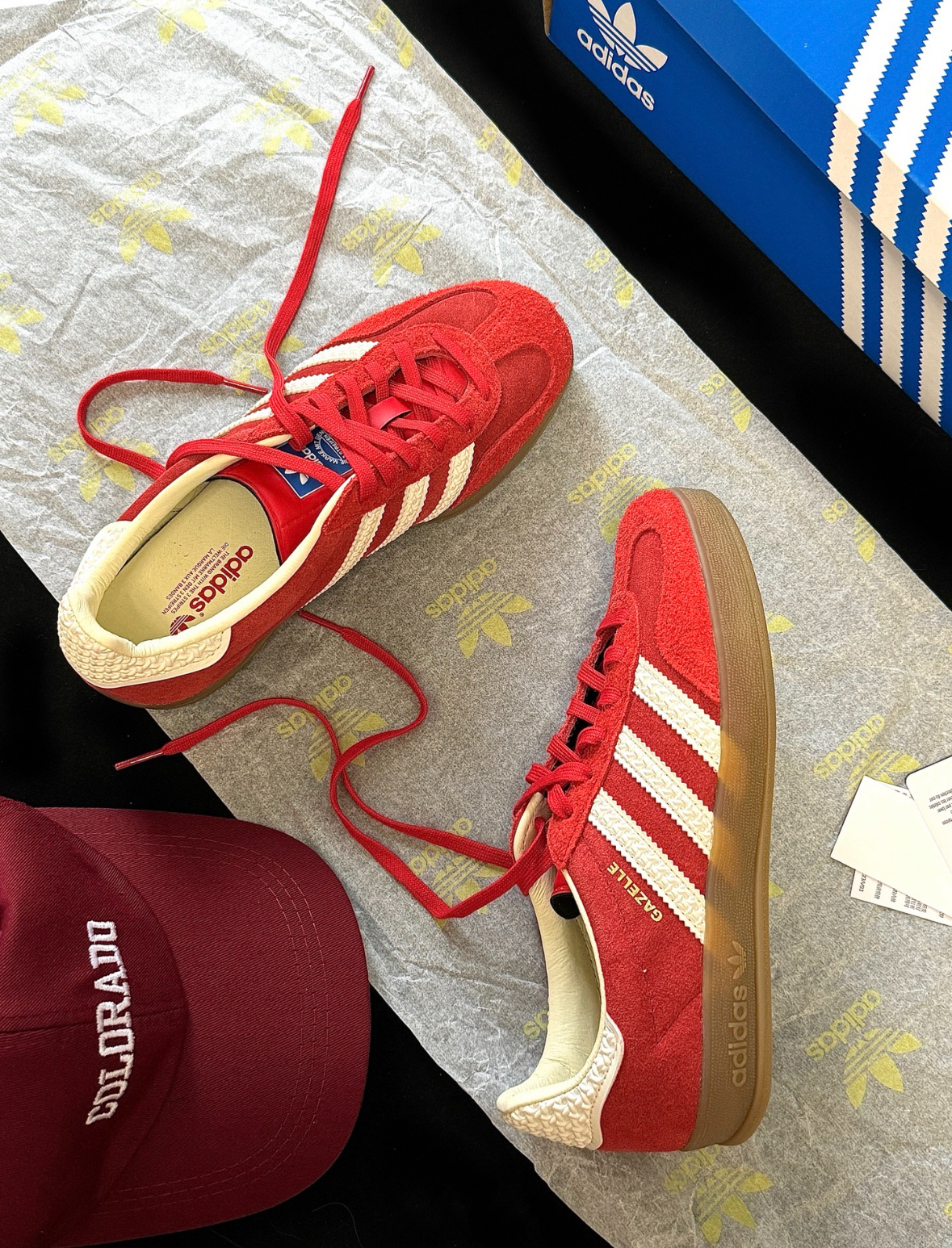 Adidas Originals Gazelle 雕花野莓紅 紅色 麂皮 復古 德訓鞋 IF1808/預購