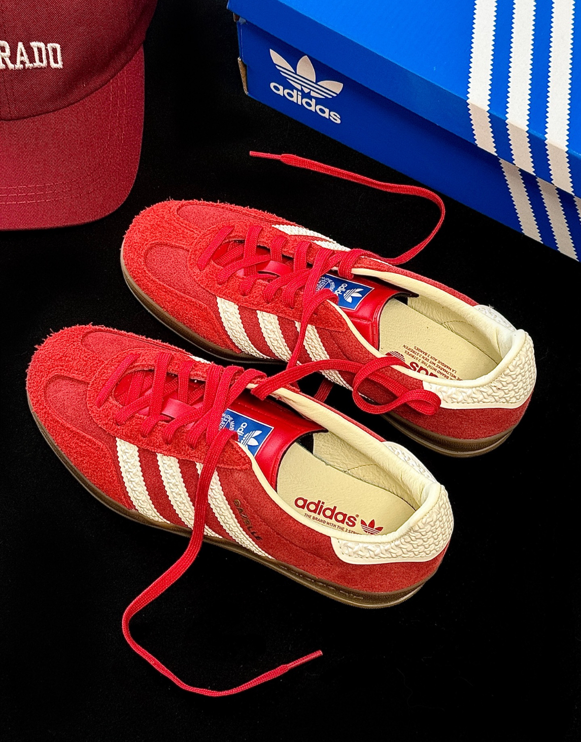 Adidas Originals Gazelle 雕花野莓紅 紅色 麂皮 復古 德訓鞋 IF1808/預購