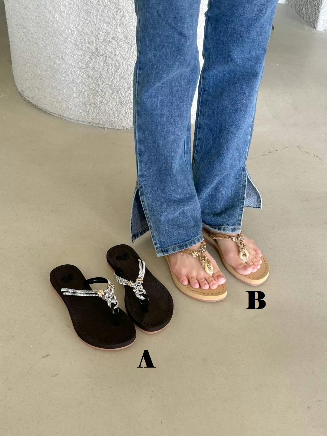 SH#14400🤎腳鏈涼拖