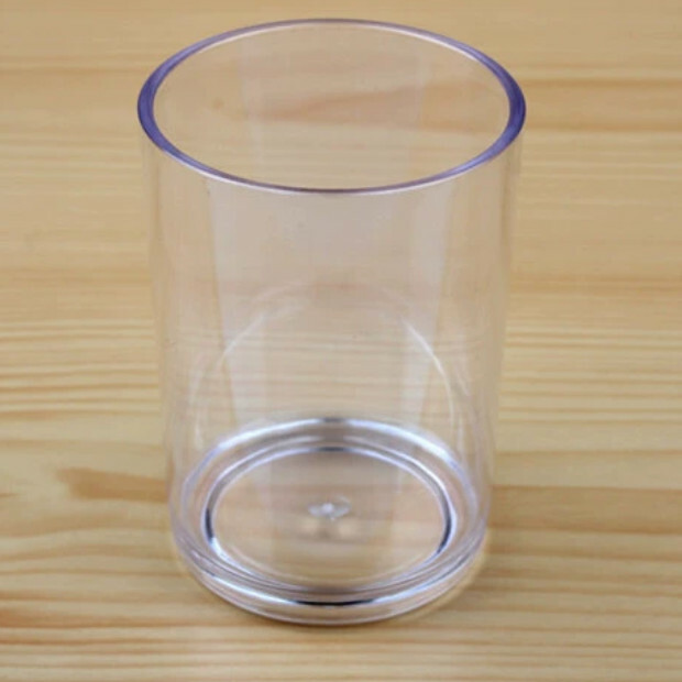 爆款亞克力直筒杯啤酒杯 簡約漱口杯（直徑7*高11cm）