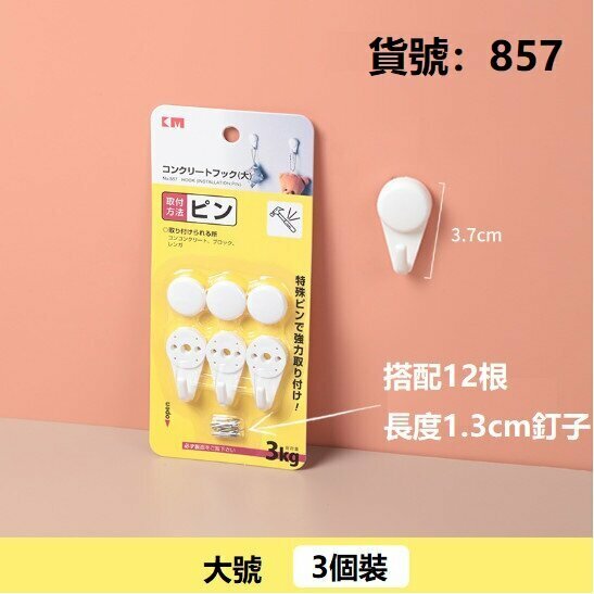Adhesive Nail Hook with Lid (Large)