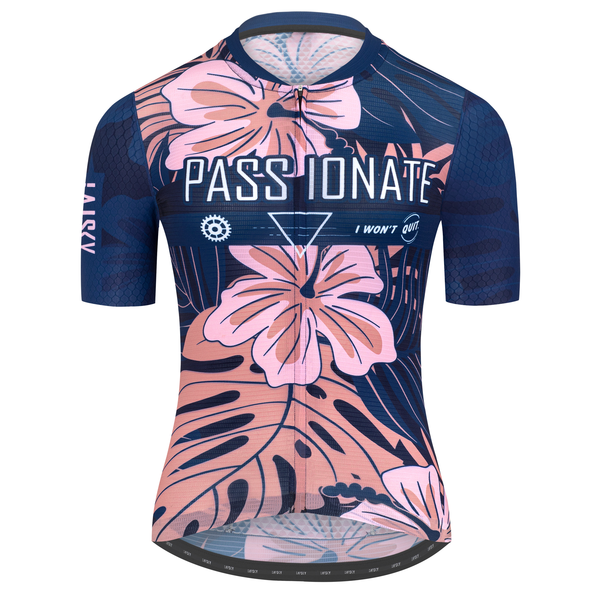 女款空力短車衣 秘境 粉