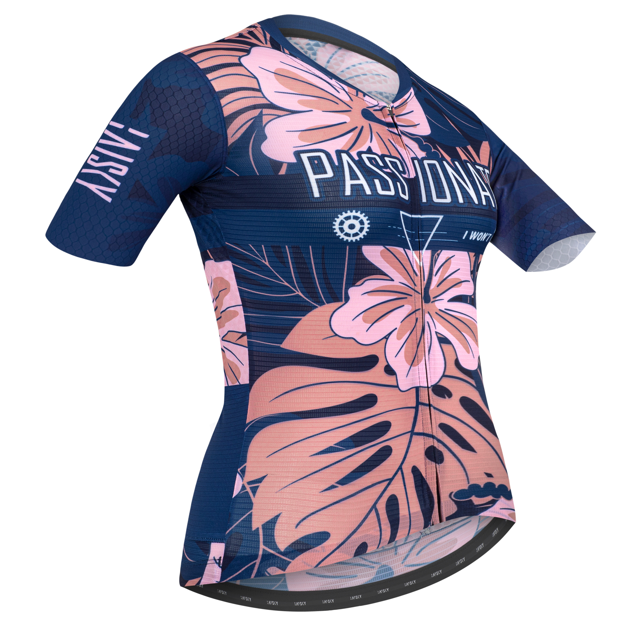 女款空力短車衣 秘境 粉