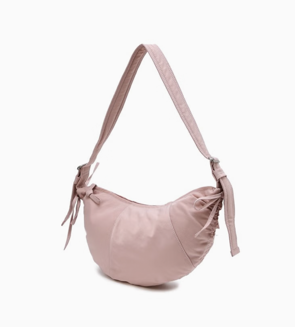 JILL STUART ★[Bowbag] Nylon Ballet Core Mood Hobo Cross M★ Designer fashion, Seoul-fully created | W Concept