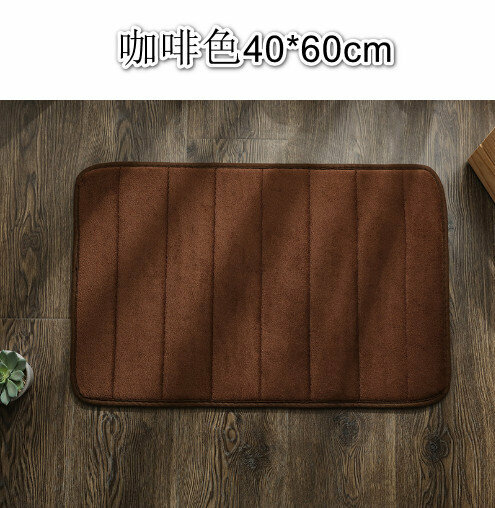 激抵（咖啡色）40x60cm 防滑吸水墊  地墊 地毯 地氈 