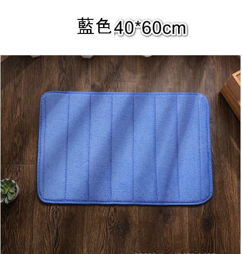 激抵（藍色）40x60cm 防滑吸水墊  地墊 地毯 地氈 
